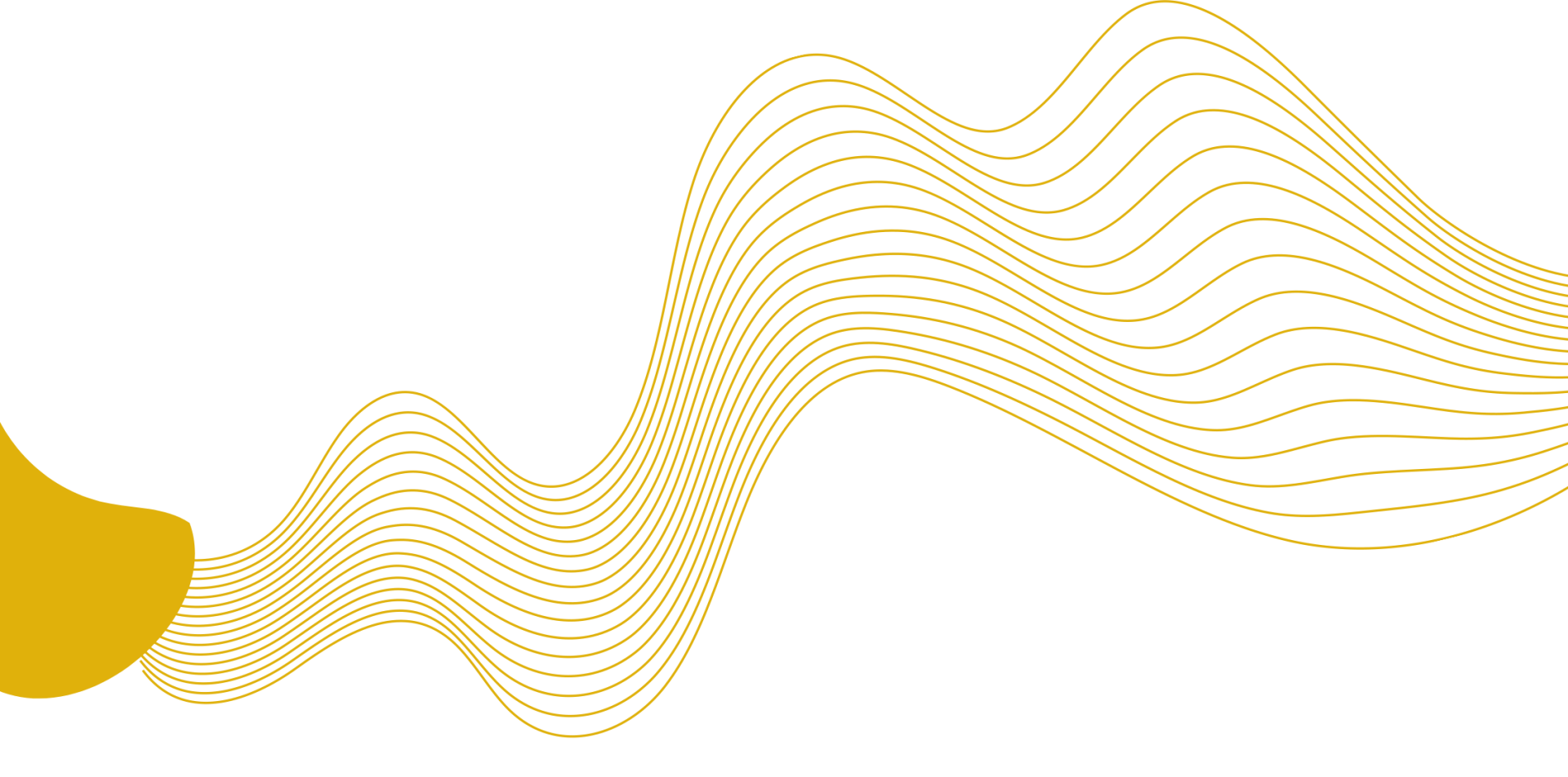 Yellow wavy lines on black